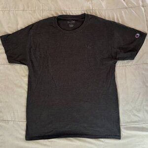 Champion Gray Short Sleeve Tee Shirt T-Shirt Athleticwear Men sz Large